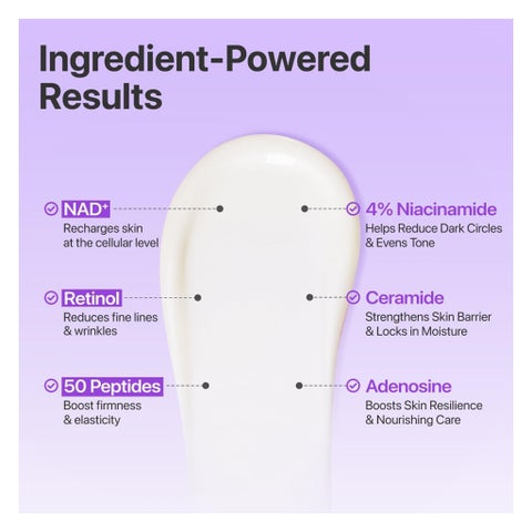 Numbizin No. 9 NAD+ Retinol Volumetox Eye Cream - 10ml