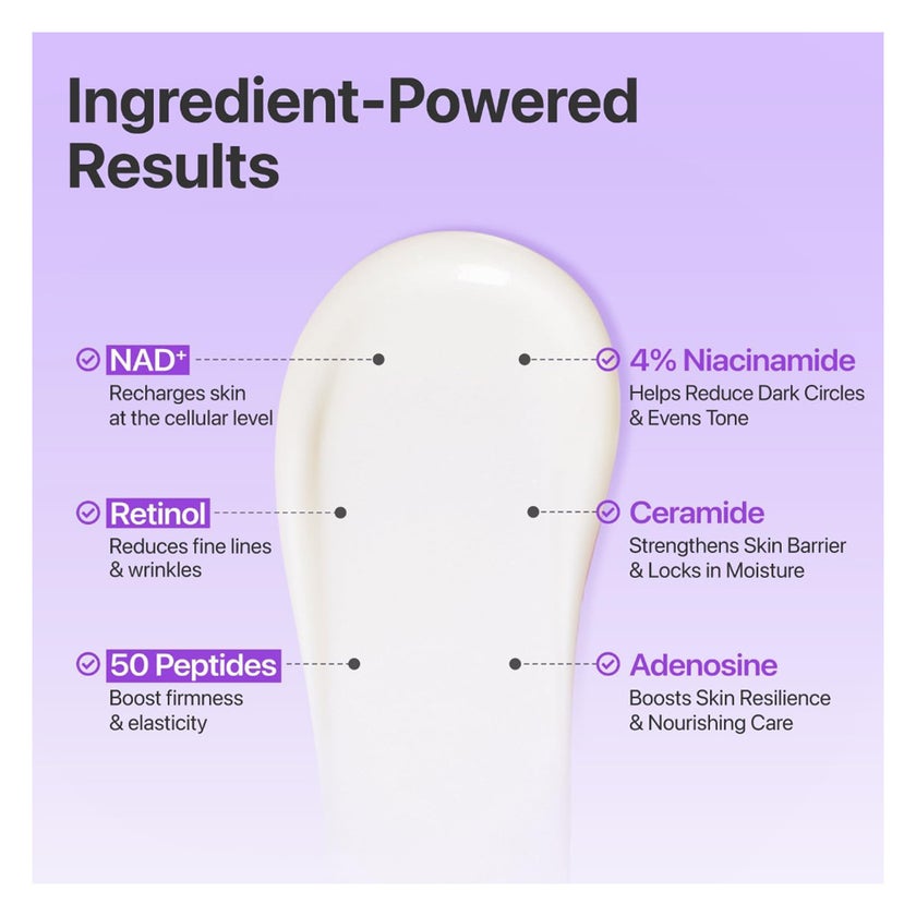 Numbizin No. 9 NAD+ Retinol Volumetox Eye Cream - 10ml