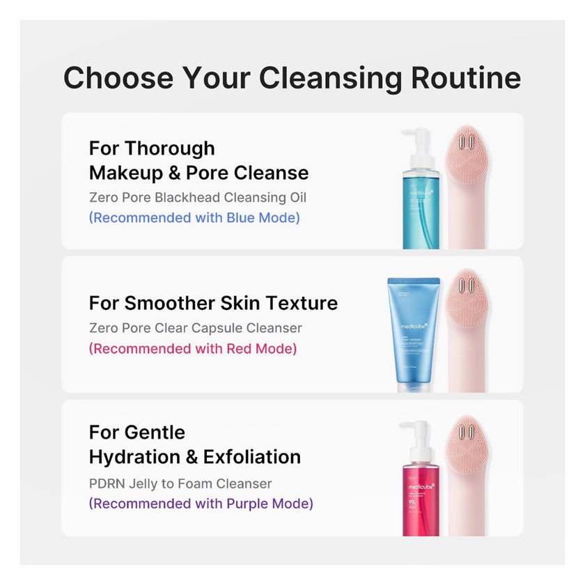 Medicube Age-R Booster Facial Cleanser Head - Pink