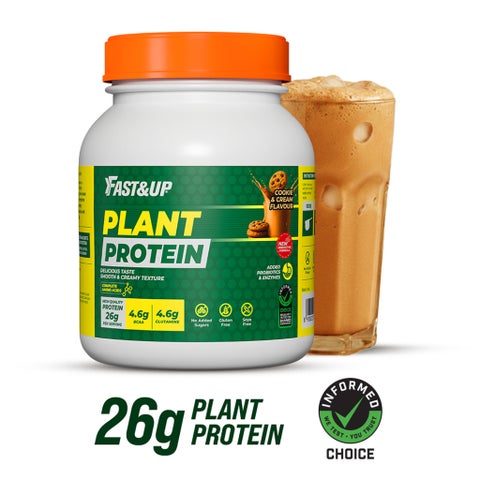 Fast&Up Cookie & Cream Plant Protein Powder - 25 Servings