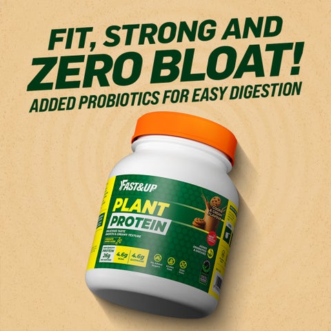 Fast&Up Cookie & Cream Plant Protein Powder - 25 Servings
