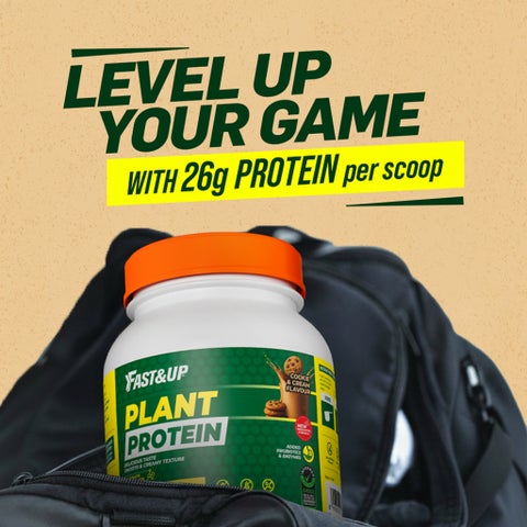 Fast&Up Cookie & Cream Plant Protein Powder - 25 Servings
