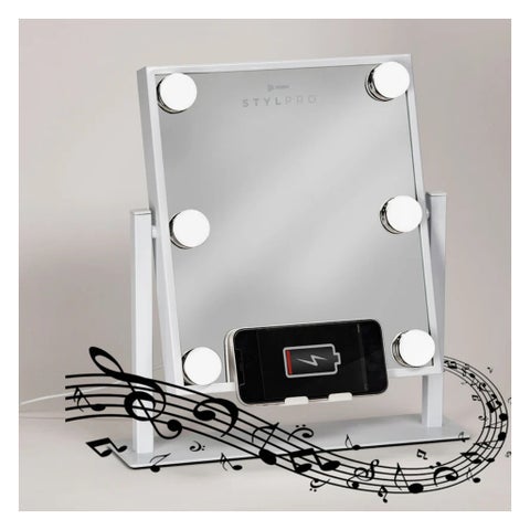 Stylpro Glam & Groove Hollywood Vanity Music Mirror