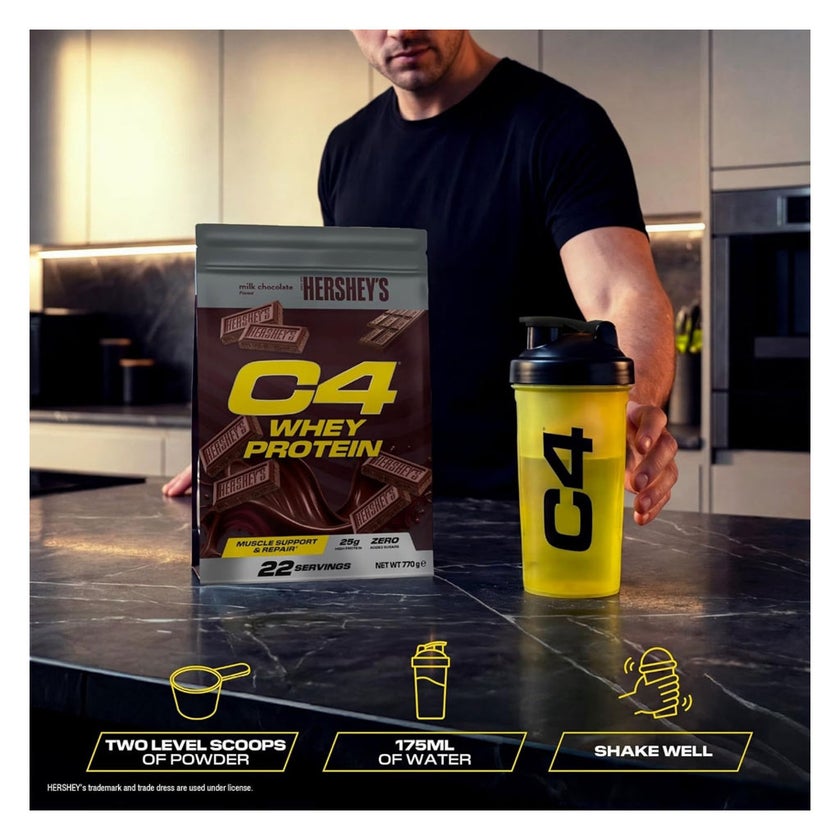 Cellucor C4 Hershey's Whey Protein, Milk Chocolate - 770g