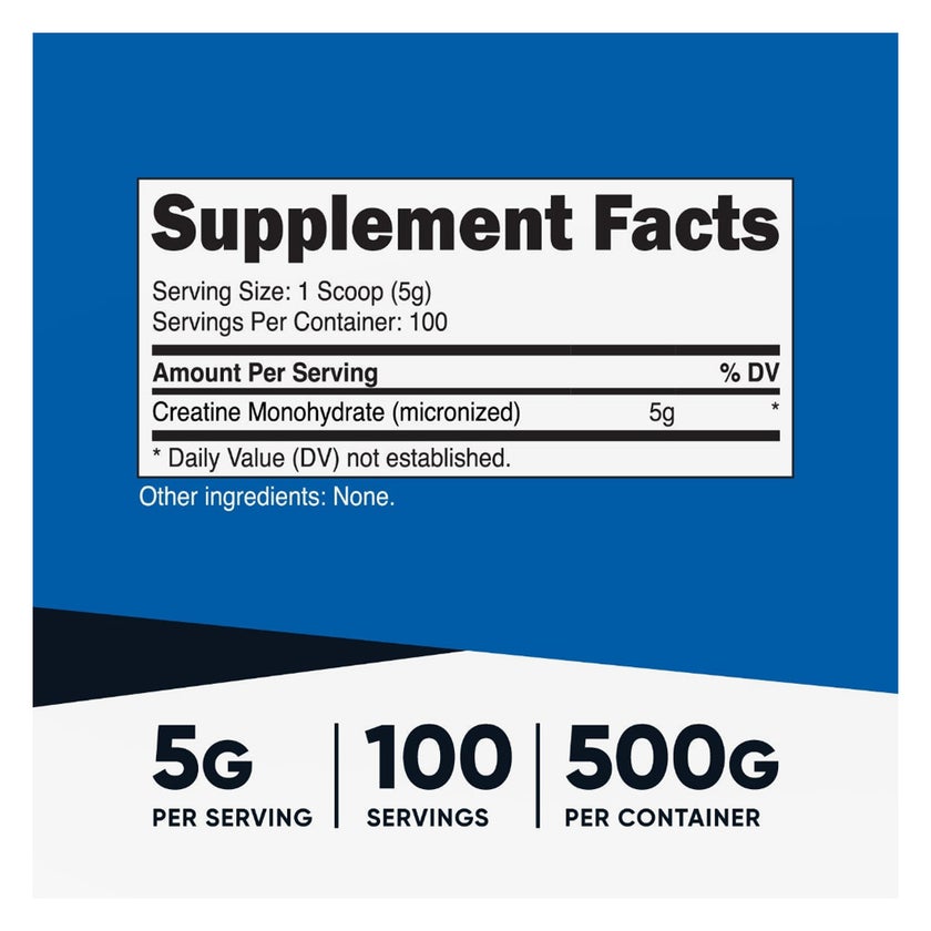 Nutricost Creatine Monohydrate Powder - 500g