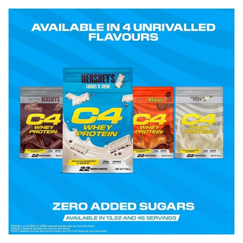 Cellucor C4 Hershey's Whey Protein, Cookies & Creme - 770g