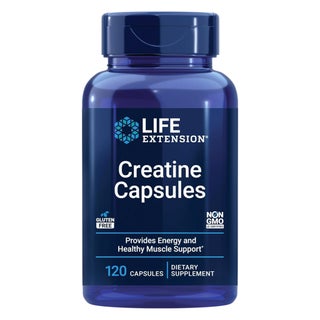 Life Extension Creatine Capsules,Energy & Muscle Support - 120 Capsules