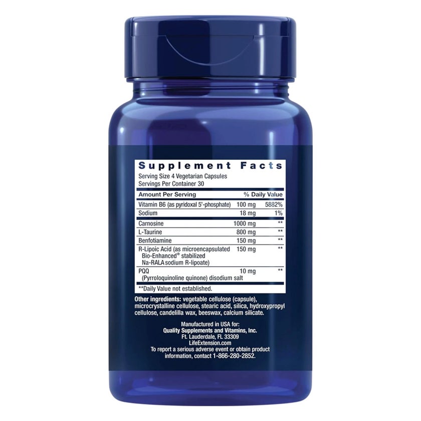 Life Extension Mitochondrial Energy Optimizer, PQQ - 120 Capsules