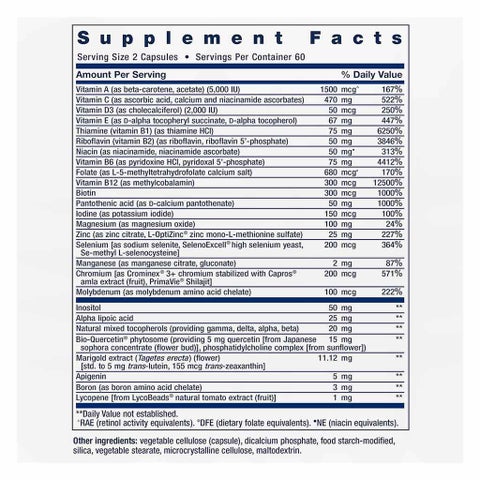 Life Extension Two-Per-Day Multivitamin - 120 Capsules