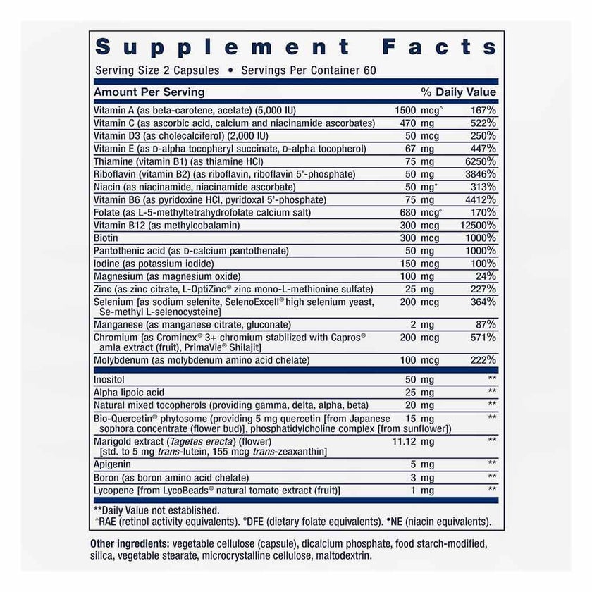 Life Extension Two-Per-Day Multivitamin - 120 Capsules