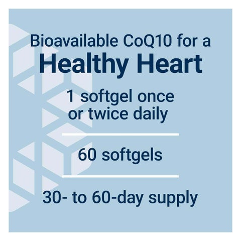 Life Extension Super Ubiquinol CoQ10 100mg Softgels - 60 Softgels