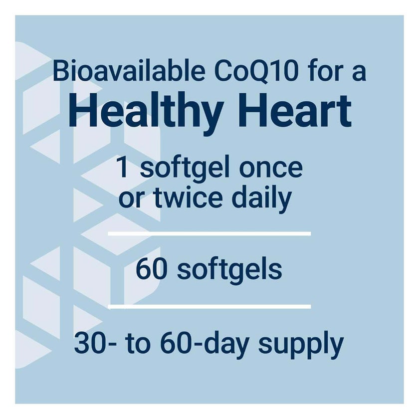Life Extension Super Ubiquinol CoQ10 100mg Softgels - 60 Softgels