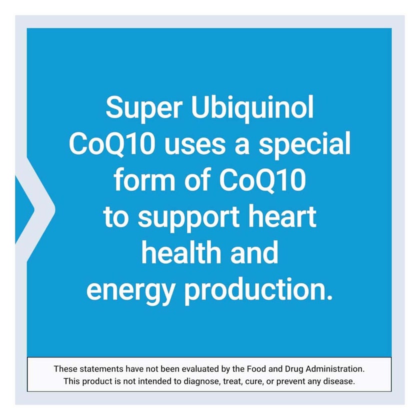 Life Extension Super Ubiquinol CoQ10 100mg Softgels - 60 Softgels