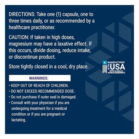 Life Extension Magnesium 500mg Capsules - 100 Capsules