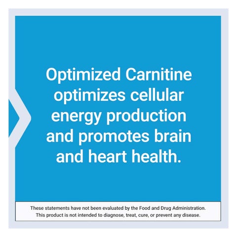 Life Extension Optimized Carnitine Capsules - 60 Capsules