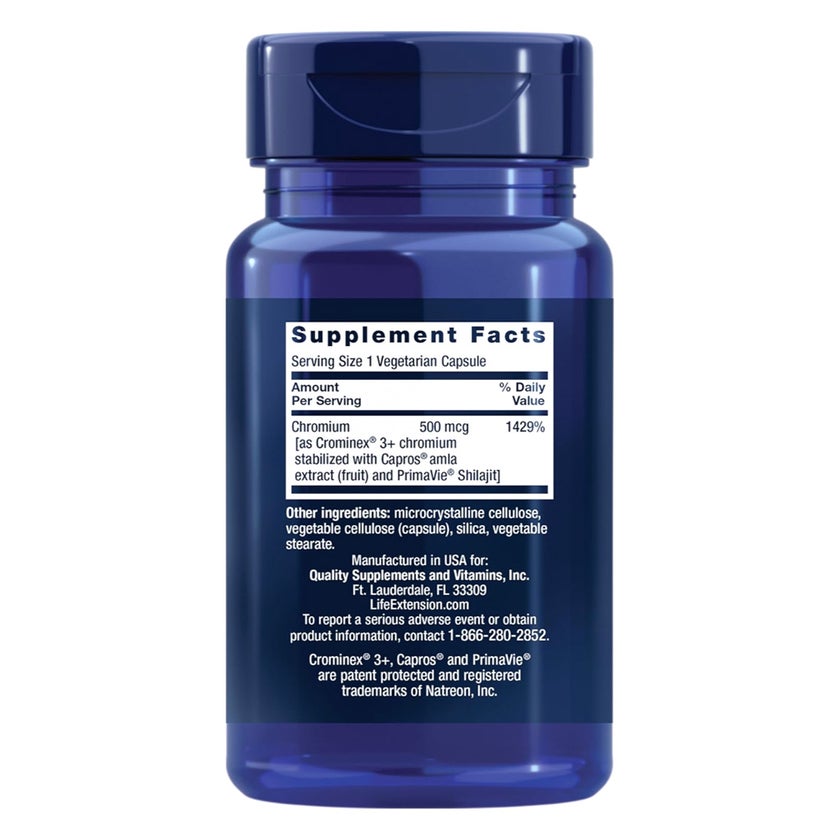 Life Extension Optimized Chromium 500mcg Capsules -  60 Capsules