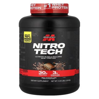 MuscleTech Nitro Tech Whey Protein, Milk Chocolate - 1.81kg
