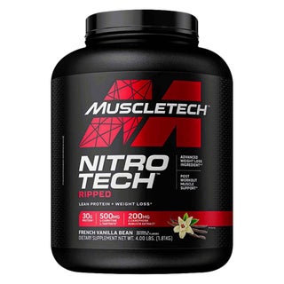MuscleTech Nitro Tech Ripped Lean Protein, French Vanilla Bean - 1.81kg