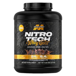 MuscleTech Nitro Tech Whey Gold Protein, Double Rich Chocolate - 2.27kg