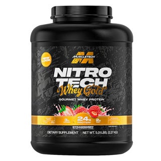 MuscleTech Nitro Tech Whey Gold Protein, Strawberry - 2.27kg