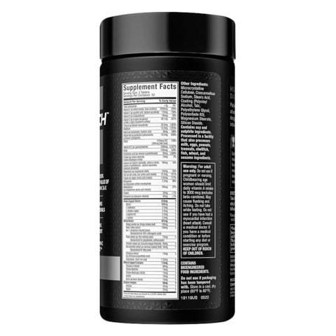 MuscleTech Platinum Multi-Vitamin Tablets, Immune Support - 90 Tables