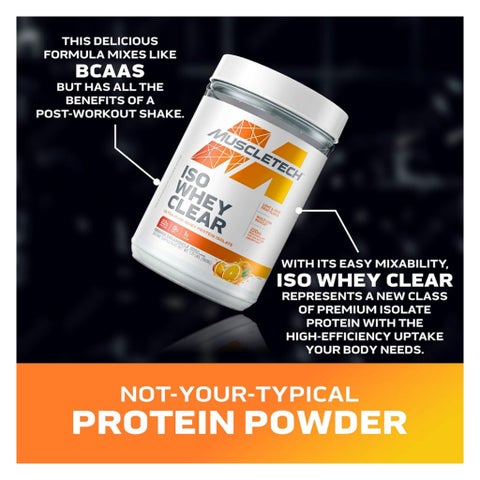 MuscleTech Iso Whey Clear Isolate, Orange Dreamsicle - 505g