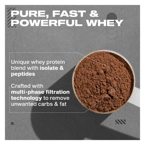 MuscleTech Nitro Tech Whey Protein, Vanilla Cream - 907g