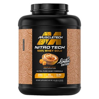 MuscleTech Nitro Tech 100% Whey Gold Protein, Dulce De Leche - 2.33kg