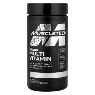 MuscleTech Platinum Multi-Vitamin Tablets, Immune Support - 180 Tables