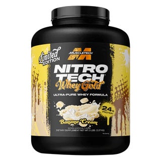 MuscleTech Nitro Tech Whey Gold Protein, Banana Cream - 2.27kg