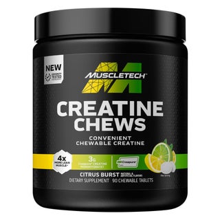 MuscleTech Creatine Chews Tablets, Citrus Burst - 90 Tablets