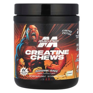 MuscleTech Creatine Chews Tablets, Boogieman Punch - 90 Tablets