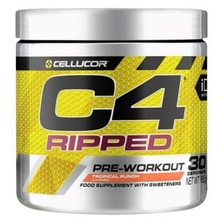 Cellucor C4 Ripped Pre-Workout Powder, Tropical Punch - 165g