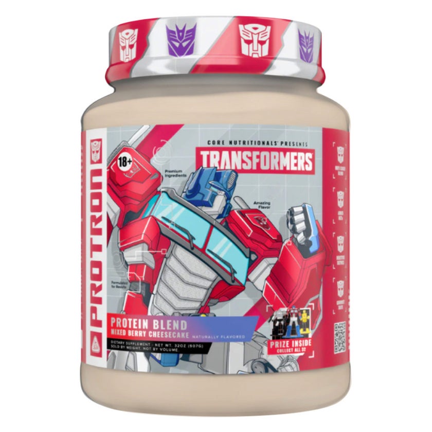 Core Nutritionals Transformers Protien Blend, Mixed Berry Cheesecake - 907g