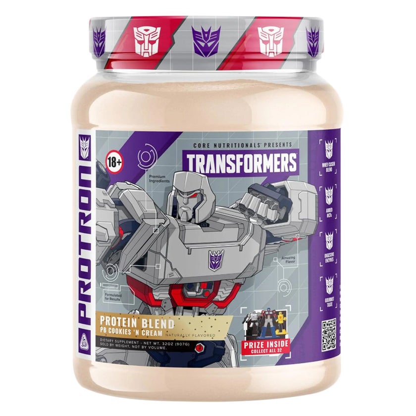 Core Nutritionals Transformers Protien Blend, PB Cookies & Cream - 907g