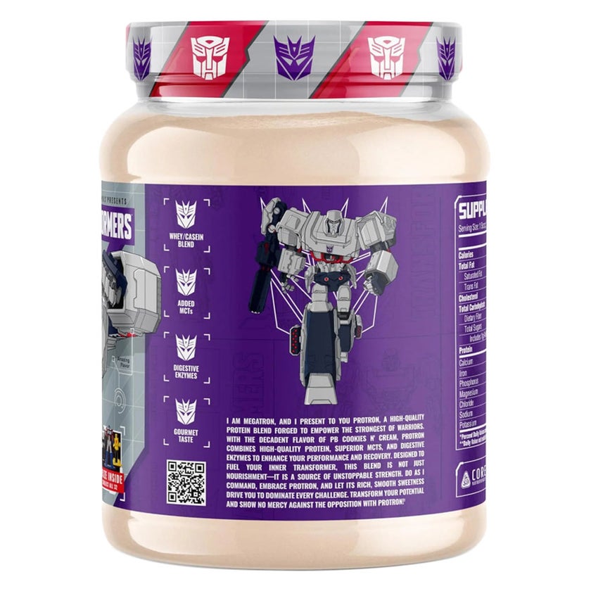 Core Nutritionals Transformers Protien Blend, PB Cookies & Cream - 907g