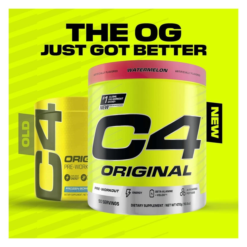 Cellucor C4 Original Pre-Workout Powder, Watermelon - 470g