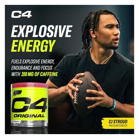 Cellucor C4 Original Pre-Workout Powder, Fruit Punch - 475g