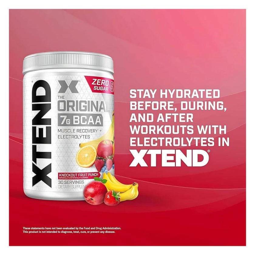 Xtend Original Muscle Recovery Powder, Fruit Punch - 390g