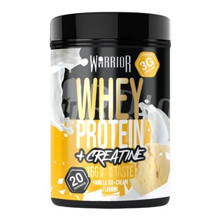 Warrior Whey Protein + Creatine Powder, Vanilla Milkshake - 500g