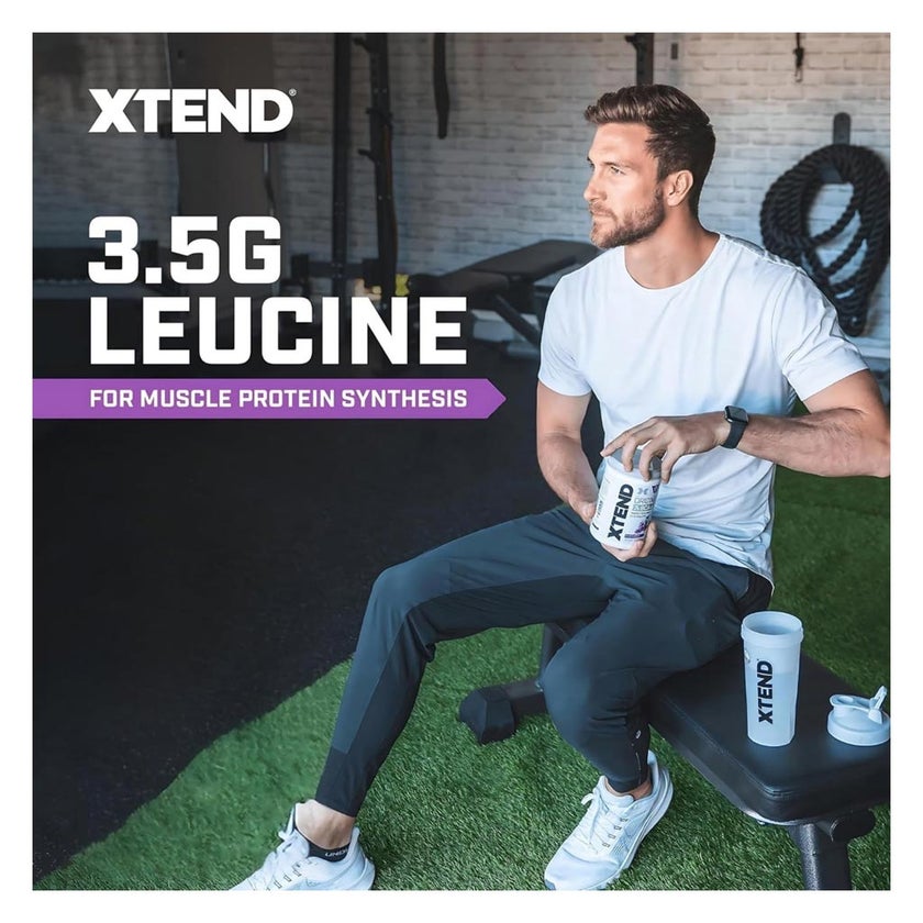 Xtend Original 7g BCAA Muscle Recovery Powder, Glacial Grape - 390g