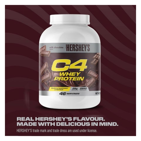 Cellucor C4 Hershey's Whey Protein, Milk Chocolate - 1.61kg