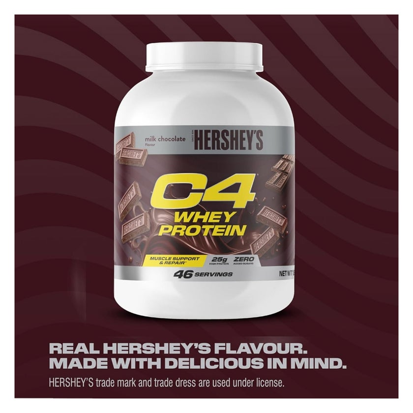 Cellucor C4 Hershey's Whey Protein, Milk Chocolate - 1.61kg
