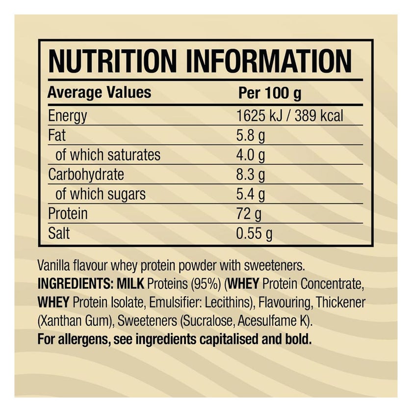 Cellucor C4 Whey Protein, Vanilla Bean - 1.58kg