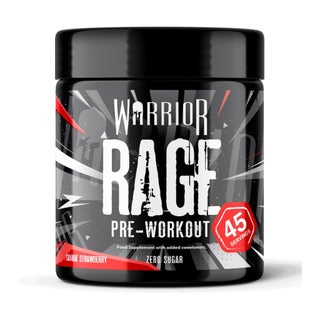 Warrior Rage Pre-Workout Powder, Savage Strawberry - 392g