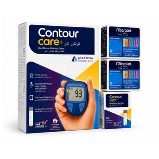 Ascensia Contour Care Blood Glucose Monitoring System Starter Kit