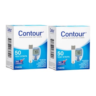 Ascensia Contour Blood Glucose Test Strips - 2 x 50 Strips