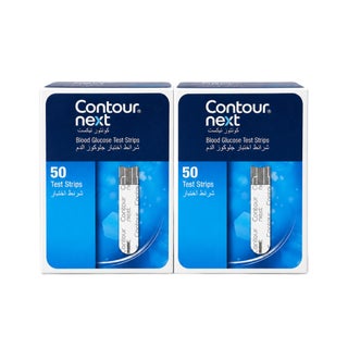 Ascensia Contour Next Blood Glucose Test Strips - 2 x 50 Strips