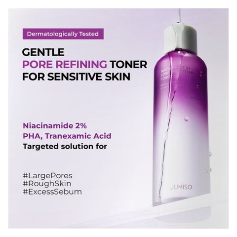 Jumiso Niacinamide 2+ Pore Smoothing Toner, Acne Prone Skin - 205ml