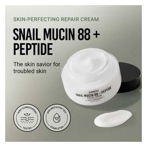Jumiso Snail Mucin 88 + Peptide Facial Cream - 100ml
